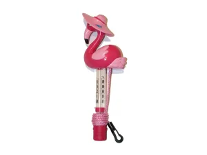 Thermomètre flamand rose