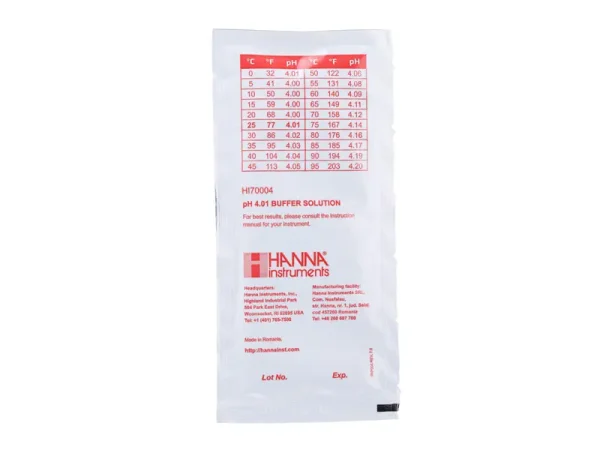 Solution étalonnage 4.01 pour sonde