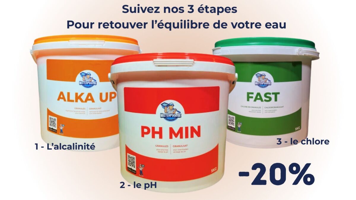 Testez régulièrement l'équilibre de l'eau !