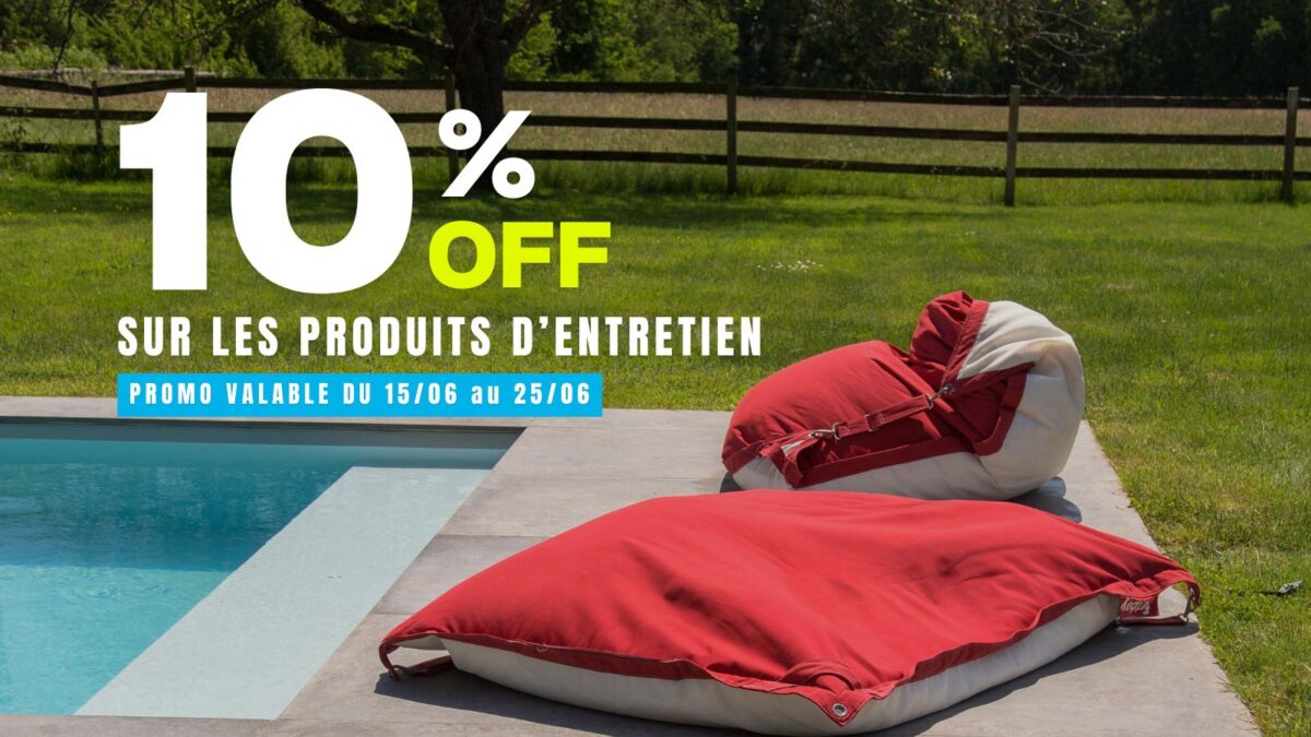 -10% sur les produits d'entretien ! 